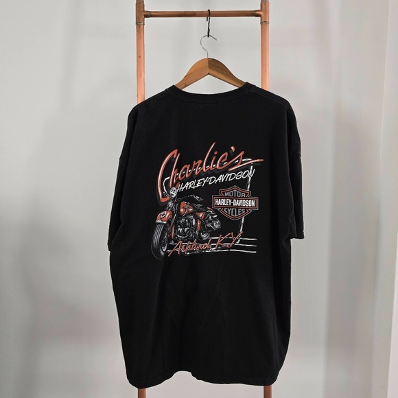 2007 Harley Davidson T-Shirt - Old Dudes Ride Harleys - *Ashley, KY* (Back side) - Picture 8 of 9